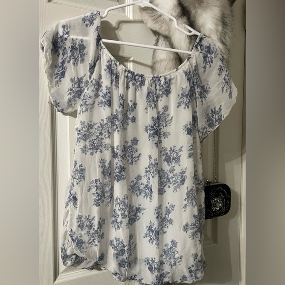 Gorgeous Louisa Ricci 100% Silk Summer Top Size Medium - Picture 3 of 11